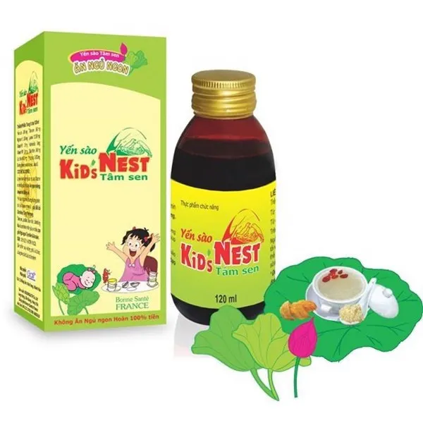 Kid's Nest Yến Xào Tâm Sen Xanh Tâm Việt (C120Ml)