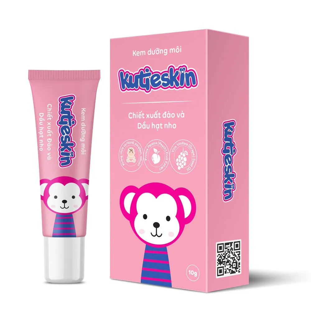 Kutieskin dưỡng môiTrẻ Em hồng (T30G)