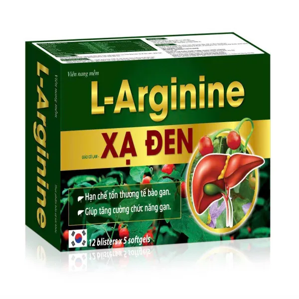 L- Arginin Xạ Đen Vàng _Hdv (Hộp60V)