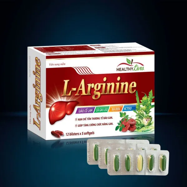 L- Arginine Đỏ _Hdv (H12 Vỉ X 5 Viên)