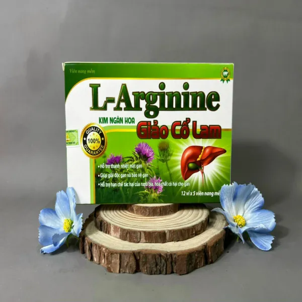 L-Arginine Kim Ngân Hoa Giảo Cổ Lam (H60V) K66H