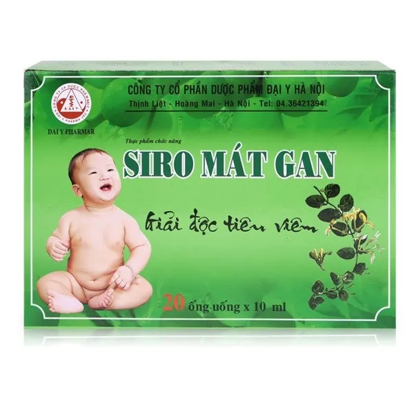 Mát Gan Tiêu Độc Ống Đại Y (H20 Ống10Ml)