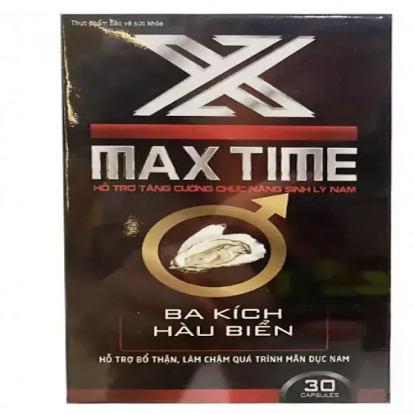 Max Time Hàu Bổ Thận _Hải Linh (Lọ 30 Viên) D5.27