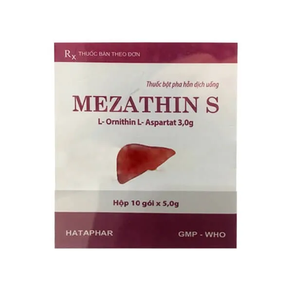 Mezathin S 3G (L Ornithin Aspartat ) _Hataphar (H/10G/3Gr)