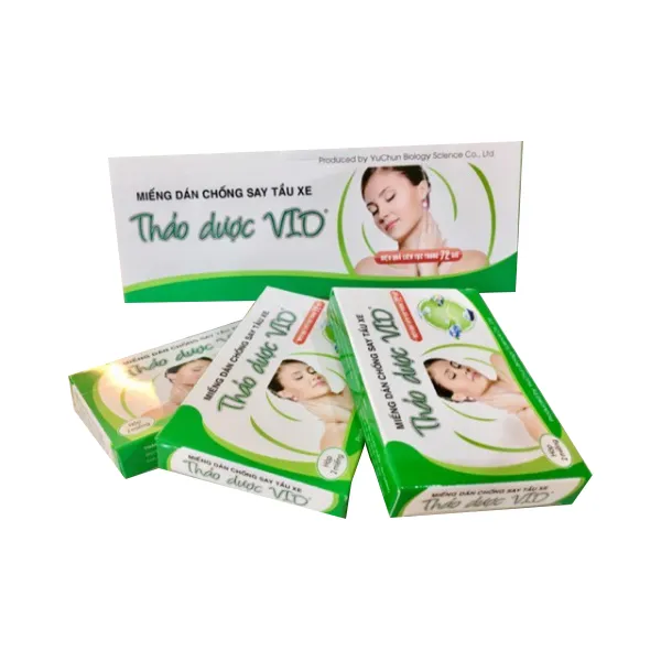 Miếng Dán Say Tàu Xe Thảo Dược Vio Tân Cương Pharm (H/24M)