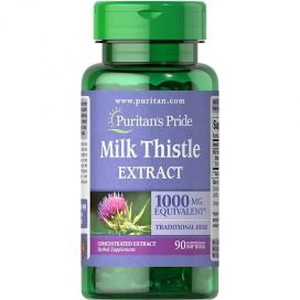 Milk Thistle Extract 1000Mg (Lọ 90 Viên) Bổ Gan Mĩ