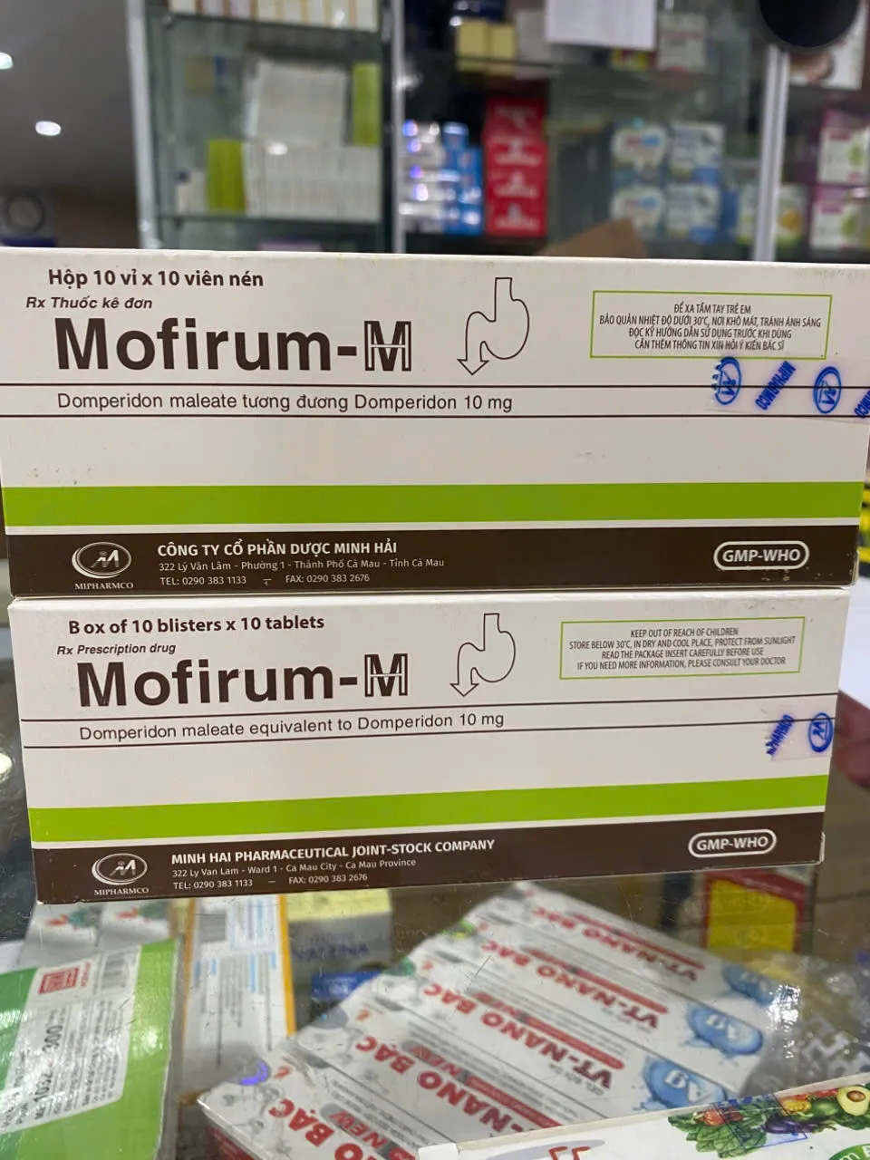 Mofirum-M (Domperidon 10mg) H10vỉ X 10viên