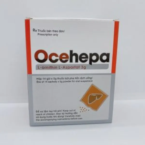 Ocehepa L-Ornithin L-Aspartat 3G Hóa Dược (H14G5Gr)