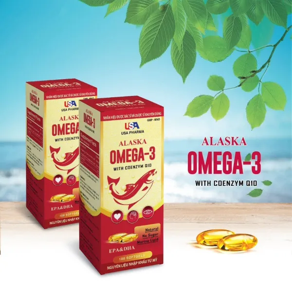 Omega 3 Alaska Cá Đỏ _Us (Lọ100V) K97- D1.27