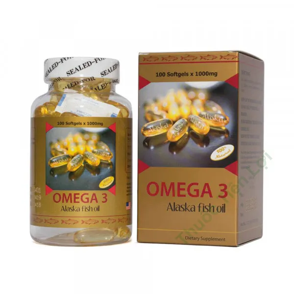 Omega 3 Alaska Fish Oil 1000Mg (L100V)