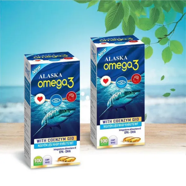 Omega 3 Cá Mập _Us (Lọ100V) Xanh