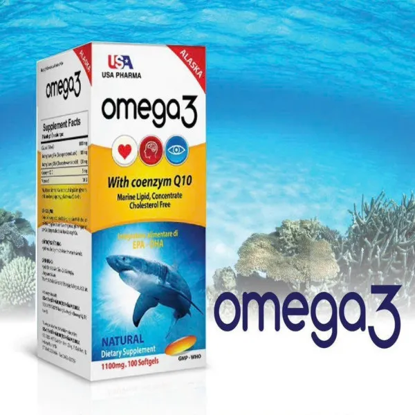 Omega 3 Vàng Cá Mập _Us (Lọ100V) Date 127