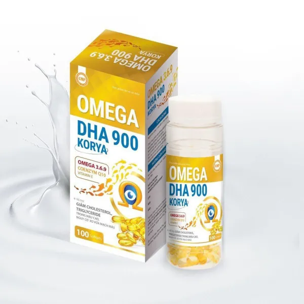 Omega 369 Dha 900 Korya _Tl (Lọ100 Viên)