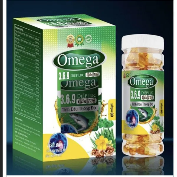 Omega 369 Diệp Lục Cần Tây _Thúy (Lọ 60 Viên)