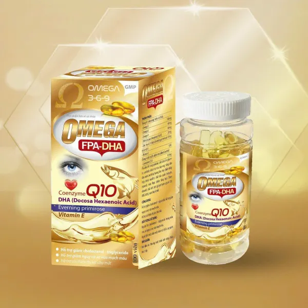 Omega 369 Fpa Dha Q10 _Yn (Lọ100 Viên) Vàng