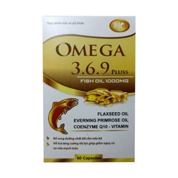 Omega 369 Pluss _Mc (Lọ60 Viên) Vàng