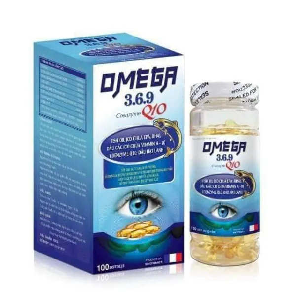 Omega 369 Q10 (6 Viên Trên Vỏ) (Lọ100 Viên) D3.26