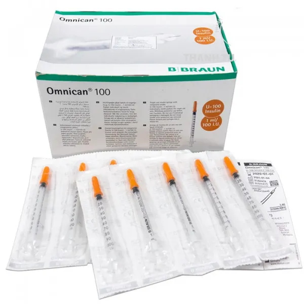 Omnican N100 U-100 Insulin Braun (1Ml) (H/100C)