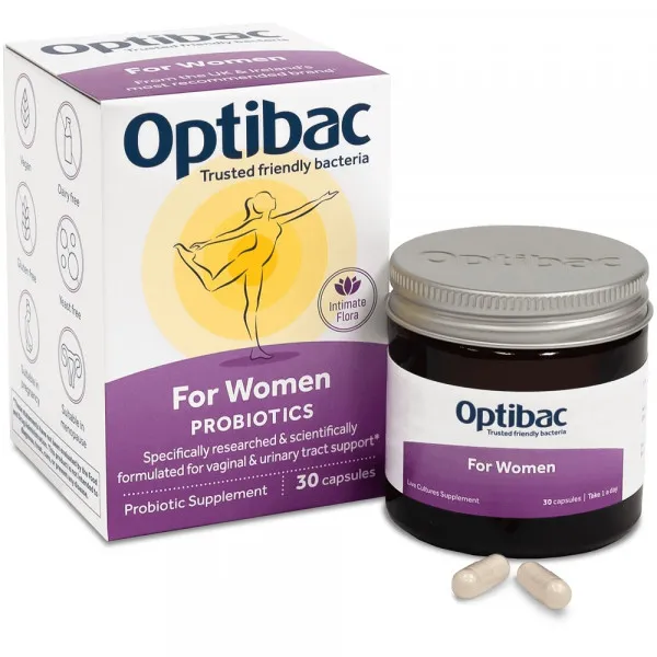 Optibac For Women Men Vi Sinh Phụ Khoa (Lọ30V)