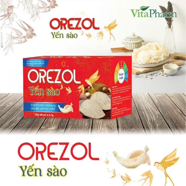 Orezol Yến Sào _Vita Us (H/40 Gói X 4,1G)