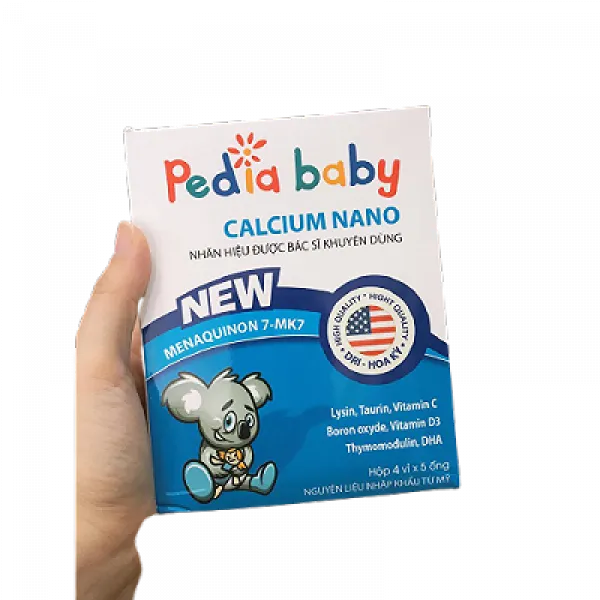 Pedia Baby Calcium Nano Hightech (H20Ống) (Trắng Xanh)