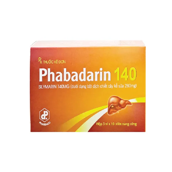 Phabadarin 140Mg (Sylimarin) _Tw1 (H3 Vỉ X 10V)