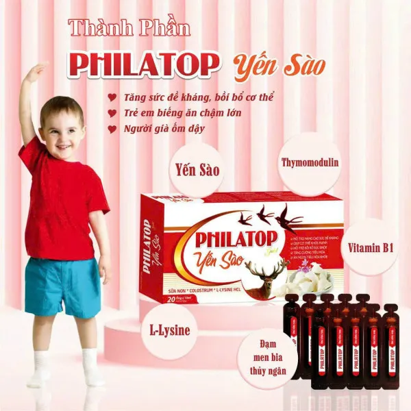 Philatop Yến Sào Én (H/20 Ống) K80H