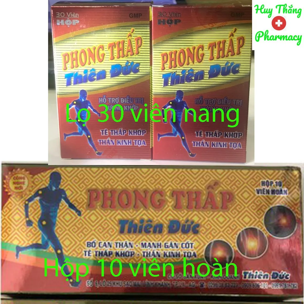 phong thấp thiên đức- hộp 10 viên hoàn