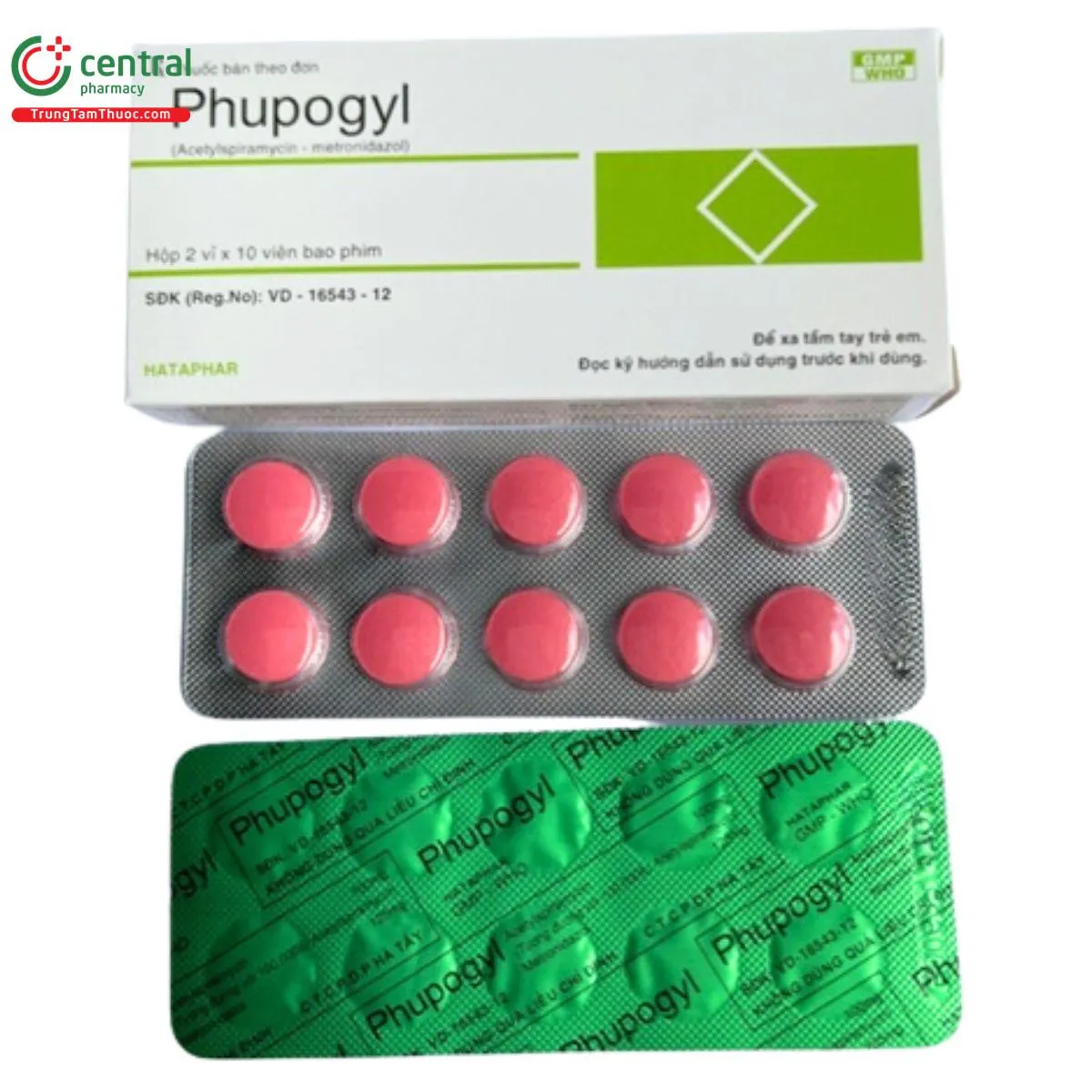 phupogyl hộp 3 vỉ 10 viên