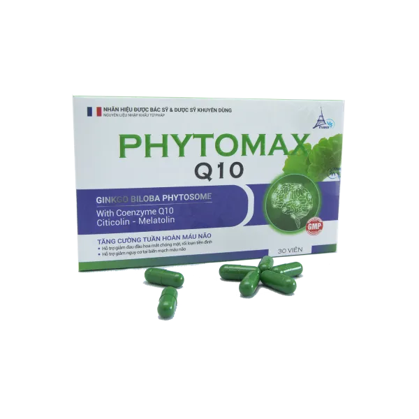 Phytomax Q10 Tăng Cường Tuần Hoàn Máu Não Eiffel France (H30V)