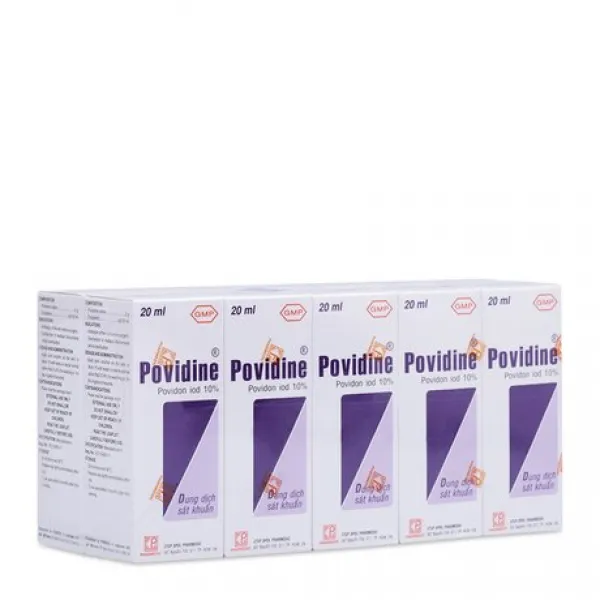 Povidine 10% Pharmedic (Lốc10C20Ml)