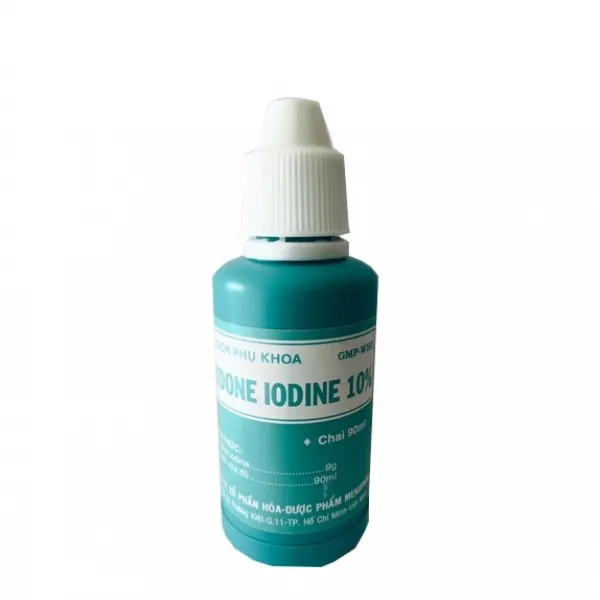 Povidone Iodine 10% Phụ Khoa _Mekophar (C90Ml)