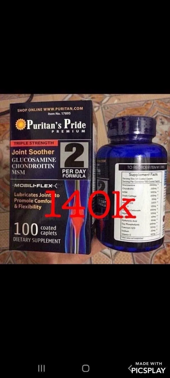 Purian's pride (Glucosamin) Mĩ (L100Viên)