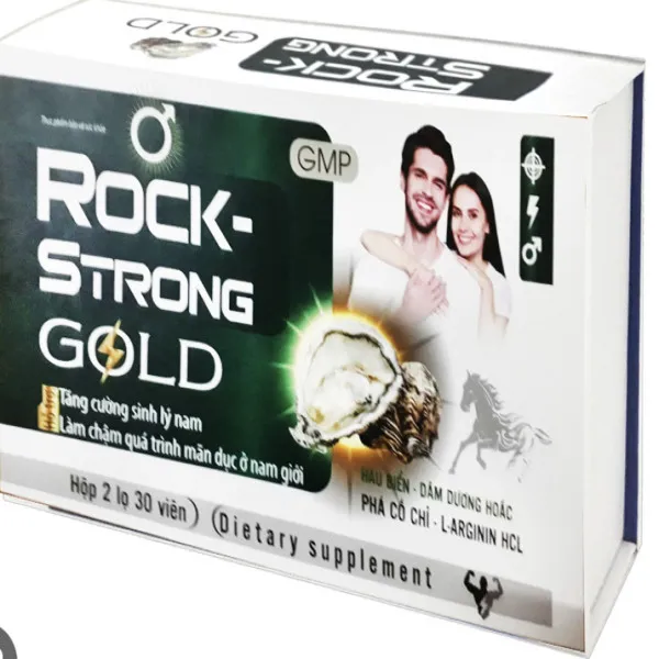 Rock-Strong Hàu Bổ Thận _Gỗ Xanh Lá (H2 Lọ X 30 Viên)