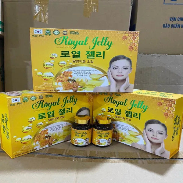 Royal Jelly Màu Vàng 2 Lọ X 30 Viên