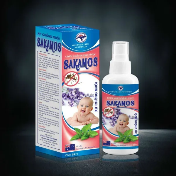 Sakamos Xịt Muỗi (Lọ100Ml) K216