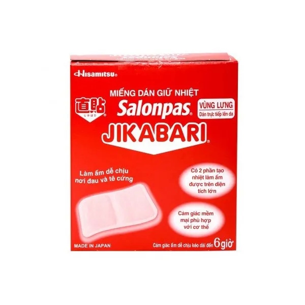 Salonpas Jikabari Miếng Dán Giữ Nhiệt (H8Miếng)