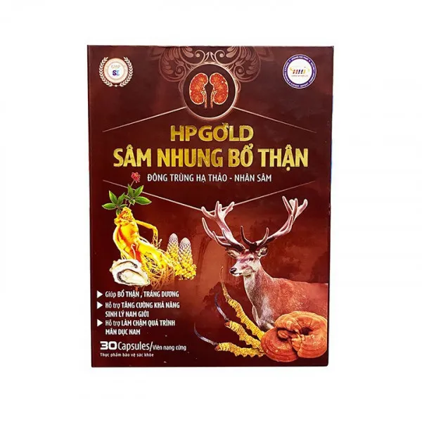 Sâm Nhung Bổ Thận Hp Gold (H30V) - L2