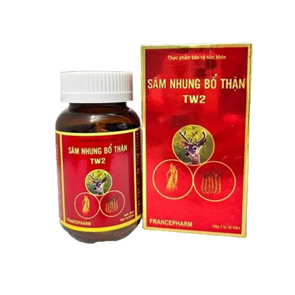 Sâm Nhung Bổ Thận Tw2 (Lọ 30 Viên)