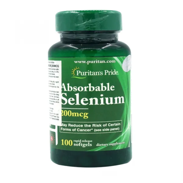 Selenium 200Mcg Puritan's Pride (L100V)