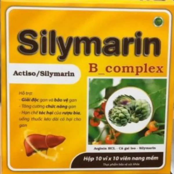 Silymarin B-Complex Actiso Tradiphar (H100V) - Vàng