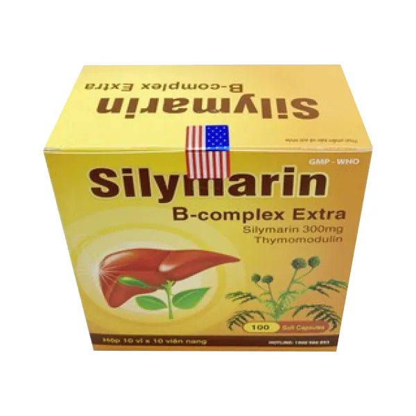 Silymarin B Complex Extra, Vàng _Us (H10Vỉ X 10V) Vàng