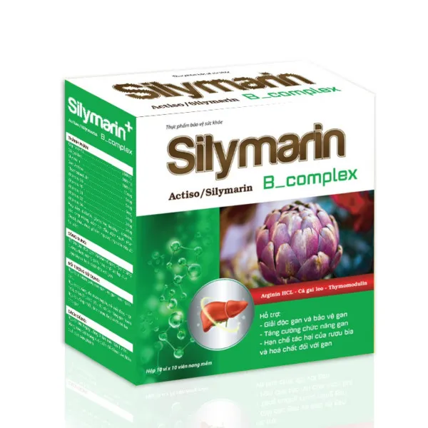 Silymarin B -Complex Trắng _ Akophar ( H100V) K72H