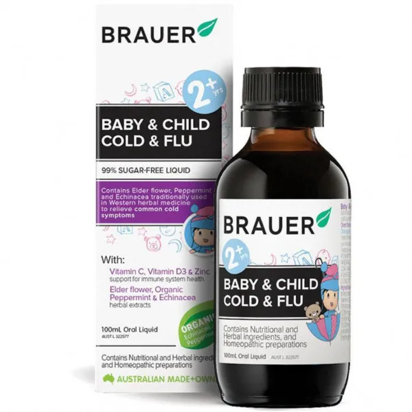 Siro Cảm Cúm Brauer Baby & Child Cold & Flu (C100Ml)