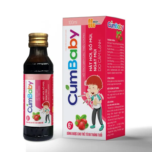 Siro Cumsbaby Hồng _Medipharm (Lọ/100Ml)