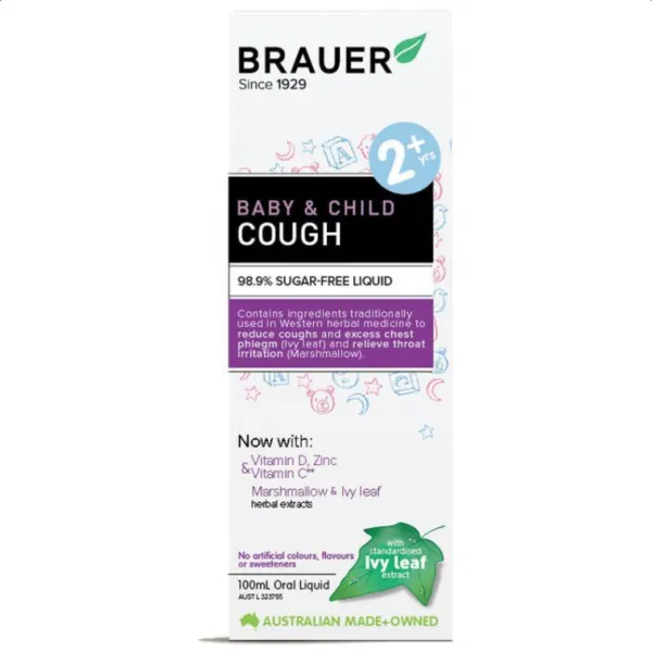 Siro Ho Brauer Baby & Child Cough (C100Ml)