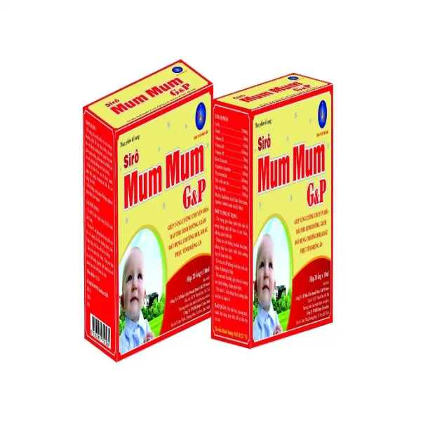 Sirô Mum Mum Ăn Ngon Ống - G&P (H/20 Ống/10Ml)