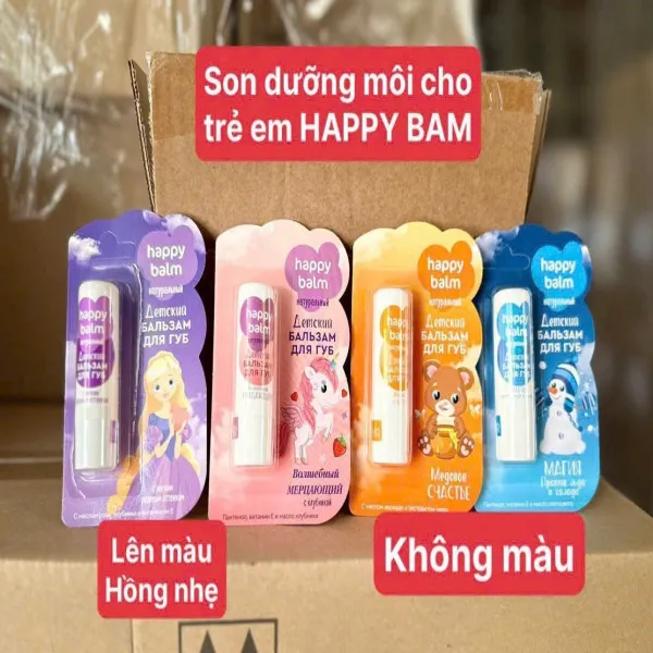 Son Dưỡng Môi Trẻ Em Happy Balm (Thỏi)