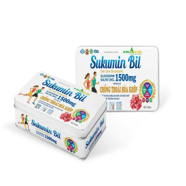 Sukumin Bil Glucosamin 1500Mg _Hộp Sắt (H60V) K60H