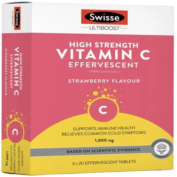 Swisse Ultiboost High Strength Vitamin C 1000Mg (H60V)